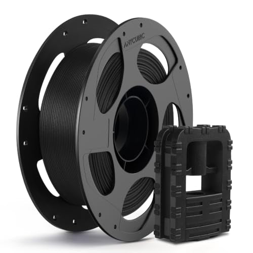 ANYCUBIC PA6-CF Carbon Fiber 3D Printer Filament 1.75mm, 0.5KG, Black - color: 0.5kg Pa6-cf Black
