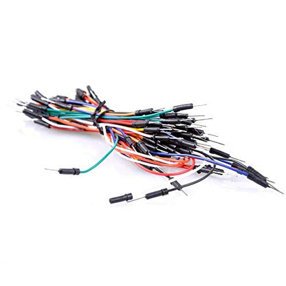 Tektrum Externally Powered Large Solderless 3220 Tie-Points Experiment Plug-in Breadboard with Aluminum Back Plate + Jumper Wires for Proto-Typing Circuit – Build Circuit Without Soldering