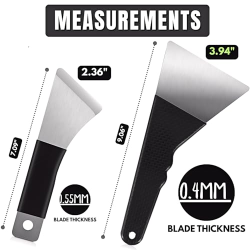 High-Quality 3D Printer Tool Removal Scraper Kit, 4 Types of Sharpened Blades & 20 Extra Blades, 3D Printer Scrapers for Fast Separation Large Medium Small Models, Great 3D Printer Accessories Gifts - style: 4-IN-1 Versatile Spatula