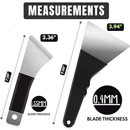 High-Quality 3D Printer Tool Removal Scraper Kit, 4 Types of Sharpened Blades & 20 Extra Blades, 3D Printer Scrapers for Fast Separation Large Medium Small Models, Great 3D Printer Accessories Gifts - style: 4-IN-1 Versatile Spatula