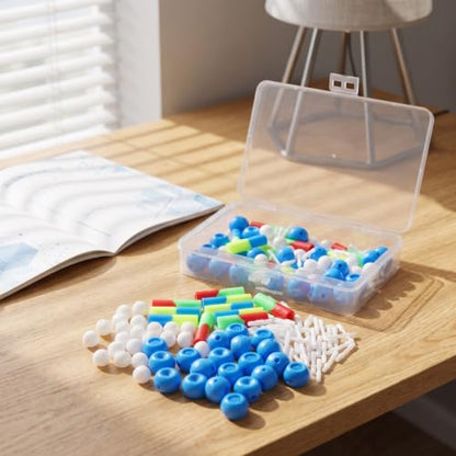 VOSAREA DNA Model Kit for Classroom Double Helix Molecular Model Kit for Teaching Genetics Structure Science Classroom Decor 1 Set