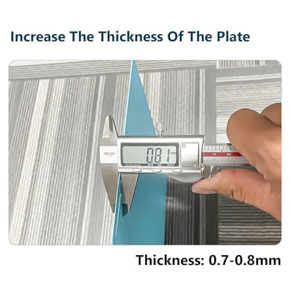 New Upgraded OMG Cool Plate for Snapmaker U1 3D Printer, 276x293mm Thicker Magnetic U1 Build Plate with Supertack Smooth Surface, Easy Release 3D Printer Hotbed for PLA PETG Printing - size: 276x293mm for U1