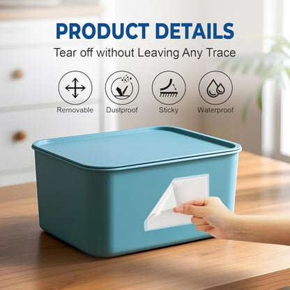 MaxGear 3" x 5" Index Card Holder, 52 Pack Label Holders for Storage Bins - size: 3" x 5", style: 52 Pack