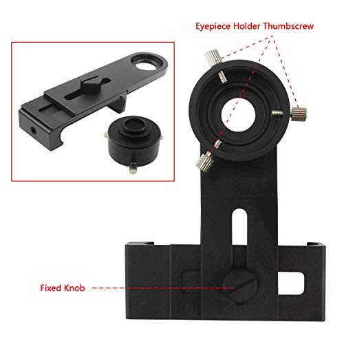 Astromania Smartphone Microscope Adapter with Eyepiece Adapter 25mm - 35mm - size: For Eyepiece 25 - 35mm Diameter.