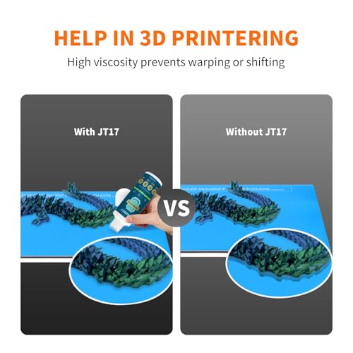 150ml 3D Printer Adhesive Glue, Perfect First Layer Adhesion, Prevents Warping on Heat Bed, Easy Release for PLA, PETG, ASA, TPU Filaments and Glass, PEI, Aluminum Various Build Plate, 5.07fl oz