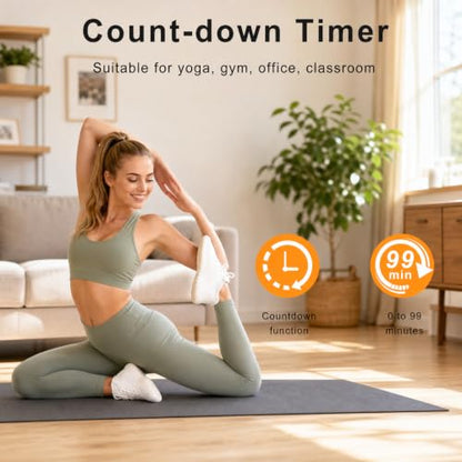 JALL 30" Giant Digital Wall Clock, Extra Large LED Clock with Remote, Huge Wall Clock with 7.3-inch Jumbo Numbers for Living Room, Gym, Blue - color: Blue, size: 30 inches