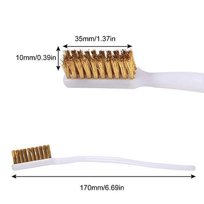 6mm 7mm L-Shaped Hexagonal Wrench Tool for Fixed Mk8 Ender 3 Brass Nozzle Included Copper Wire Toothbrush 3D Printer Accessories