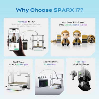 Creality SPARKX i7 Combo Multi-Color 3D Printer, Auto Filament Management