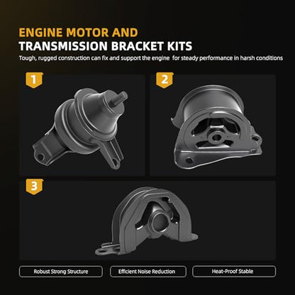 Engine Motor Mount Transmission Bracket Kits for Honda CRV L4 2.0L - style: for CR-V L4 2.0L 1997-2001