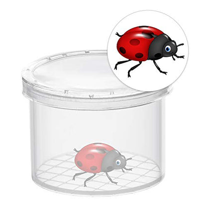 Coopay 20 Pcs Bug Jars Critter Insect Cage Magnifying Insect Box Bug Magnifier Container Catcher Cage, Science Nature Exploration Tools - style: 20 Pack