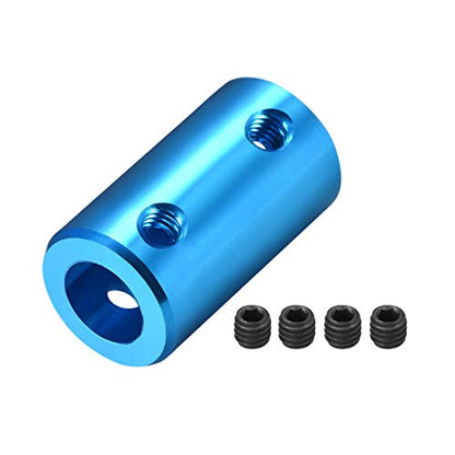 uxcell 5mm to 8mm Bore Rigid Coupling Set Screw L25XD14 Aluminum Alloy,Shaft Coupler Connector for 3D Printers, Motor Accessories,Blue - size: 5mm to 8mm
