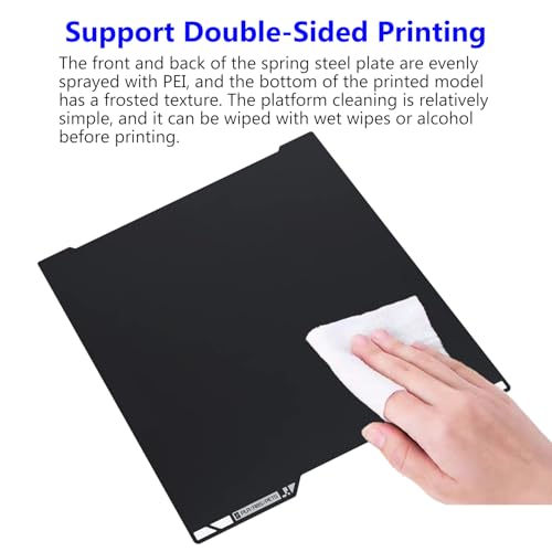 H2C/A2L Cold Build Plate No Heating No Glue PEI Textured Hotbed - color: Black