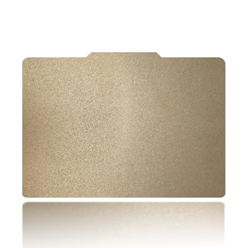 270x200mm Gold PEI Build Plate for Qidi X-Plus/Tech i-Mates, Double Sided Textured PEI Flexible Spring Steel Platform Heated Printing Bed for Qidi X-Plus/Tech i-Mates 3D Printer - size: 270x200mm