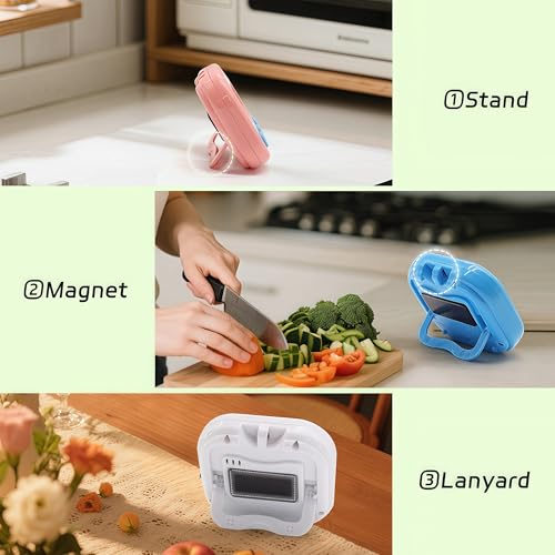 12 Pack Multi-Function Electronic Timer - Kitchen Timer,Magnetic Digital Timers,Big LCD Display, ON/Off Switch,Extensively Use in Cooking,Gym, Meeting, Classroom,Kitchen,Study,Work,Outdoor Activities - size: 12