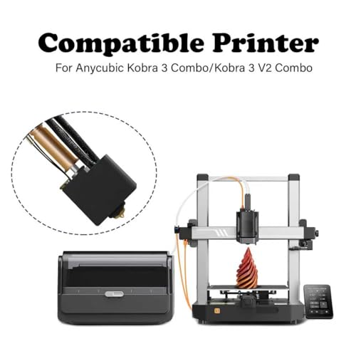 Upgrade 2.0 Version Hotend for Anycubic Kobra 3 Combo/Kobra 3 V2 Combo - style: 0.4mm
