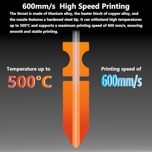 5 PCS Quick-Swap Nozzles Kit for AD5X, 2 PCS 0.4mm, 1 PC 0.25mm, 1 PC 0.6mm, 1 PC 0.8mm Hardened Steel Tip Integrated Nozzles with 5 PCS Silicone Socks and Nozzle Wiper for Flashforge AD5X - style: Multi Size