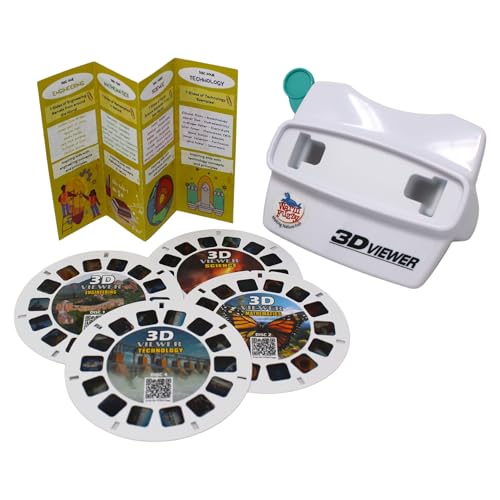 WARM FUZZY STEM 3D Viewfinder | 4 Reels & 28 Educational 3D Images - color: Stem