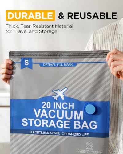 Vacuum Storage Bags, Vacuum Seal Bags for Clothing, Travel Vacuum Bags with Electric Pump, Space Saver Bags for Travel, Reusable Compression Bags, 18-Combo Set - size: 18 Combo Set