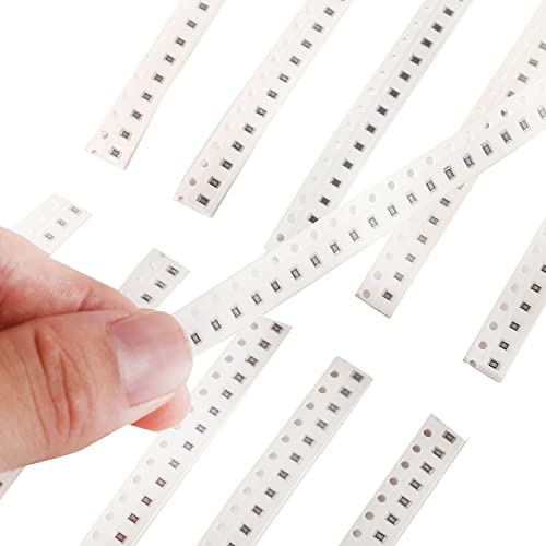 1500pcs 1206 Resistors Kit 60 Value 1206 SMD Capacitor 1206 Chip Resistor Assortment Kit 1% 1/4W 0.25W 0 ohm-10M ohm Resistors - style: 1206-1500pcs