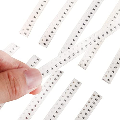 1500pcs 1206 Resistors Kit 60 Value 1206 SMD Capacitor 1206 Chip Resistor Assortment Kit 1% 1/4W 0.25W 0 ohm-10M ohm Resistors - style: 1206-1500pcs