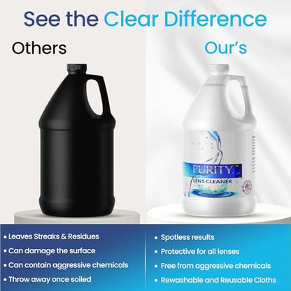 Purity Eye Glasses Lens Cleaner, Refill Eyeglass Lens Cleaning Gallon - size: 128 Fl Oz (Pack of 1)