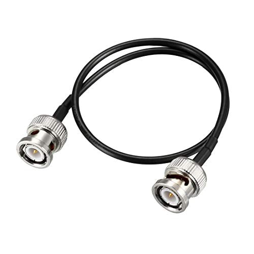 uxcell BNC Male to Male Coaxial Jumper Cable 50 Ohm 1.64 Feet RG174 - size: 1.64 Feet