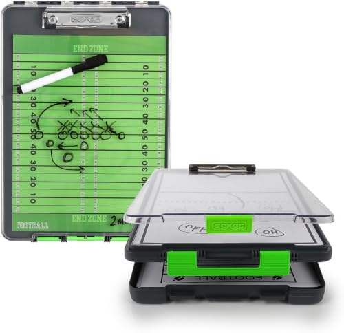 Dexas Clearview Clipcase clipboard13.75 X 9.5 in, Green. See Papers Clearly Outdoors, Stay Organized and Dry. Ideal for Coaching, Teaching, homeschooling, Art, Trades, and Medical pros (Pack of 6) - color: Green, size: 13.75 x 9.5 Inch (Pack of 6)