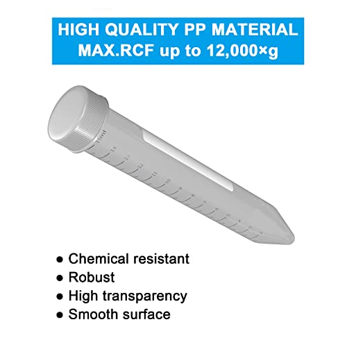ONiLAB 15mL Conical Centrifuge Tubes, 50 Pcs - style: 15ml-50pcs