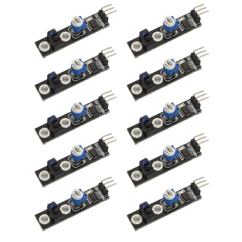 10pcs KY033 Line Tracking Sensoring Module Based TCRT5000 Sencoring for Electronic Projects and Obstacle Detection
