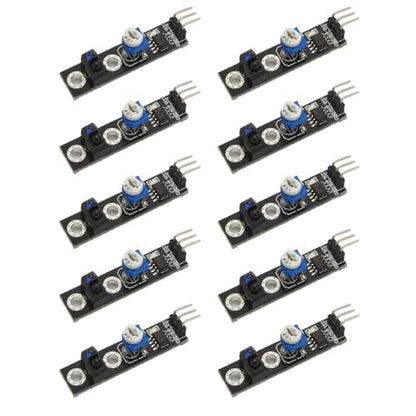 10pcs KY033 Line Tracking Sensoring Module Based TCRT5000 Sencoring for Electronic Projects and Obstacle Detection