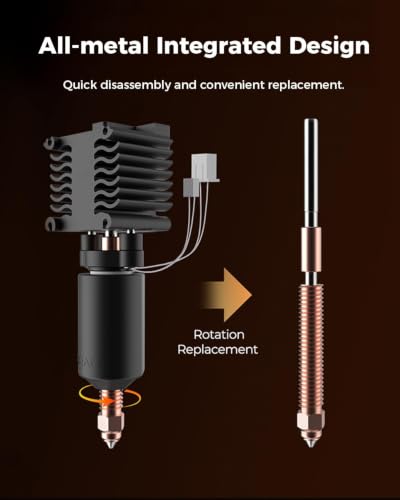 Creality Official Hi Ceramic Hotend Kit, with Quick-swap Nozzle, Supports 300°C High Temperature, High-Speed Printing Replaceable Heating Block Kit for 3D Printer Hi Combo - style: For Hi