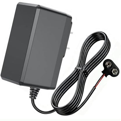 9-Volt Snap Clip Adapter for 9V Eliminator Kit 9VDC Charger Radio