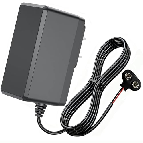 9-Volt Snap Clip Adapter for 9V Eliminator Kit 9VDC Charger Radio