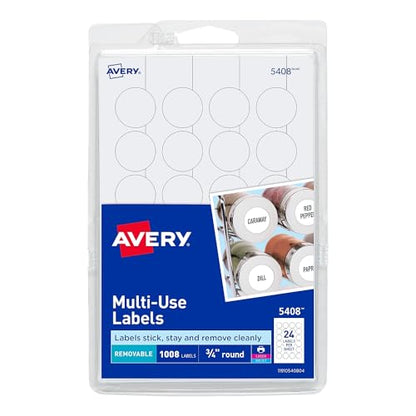 AVERY AVE05408 - Handwritten Removable ID Label