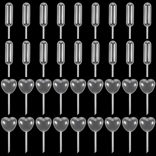 100Pcs Pipettes for Flan Candy, 4ML Cupcakes Disposable Plastic Transfer Pipettes Liquid Dropper Mini Pipette for Chocolate Ice Cream Strawberries