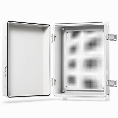 QILIPSU Outdoor Electrical Box Waterproof Junction Box 14.6"x10.6"x5.9" - color: Grey, size: 14.6"x10.6"x5.9"