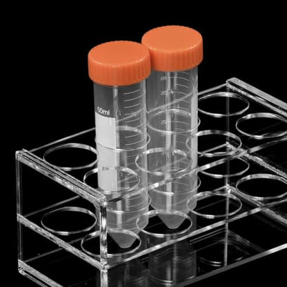 15mL Plastic Centrifuge Tubes 25 Pack, Graduated Conical Bottom