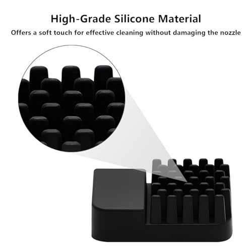 5PCS Nozzle Wiper for Elegoo Centauri Carbon, High Grade Silicone Nozzle Brush Heatbed Nozzle Wiper Cleaning Accessories for Centauri 3D Printer - style: 5PCS Nozzle Wiper