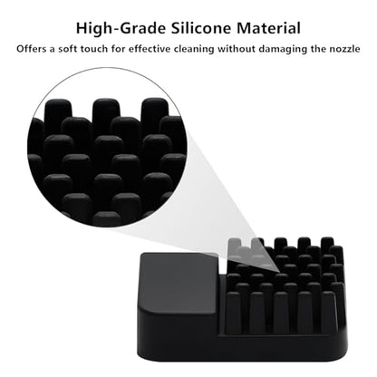 5PCS Nozzle Wiper for Elegoo Centauri Carbon, High Grade Silicone Nozzle Brush Heatbed Nozzle Wiper Cleaning Accessories for Centauri 3D Printer - style: 5PCS Nozzle Wiper