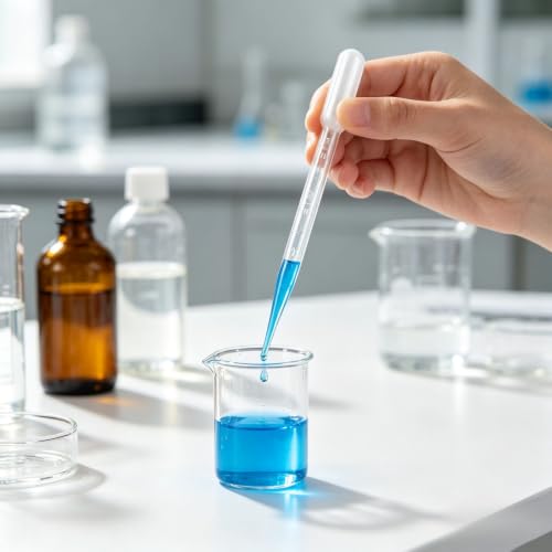 10ml Transfer Pipettes,Saim 24PCS Plastic Disposable Dropping Pipettes Essential Oil Liquid Eye Droppe for Mixing Acrylic Paints, Lab, Crafts