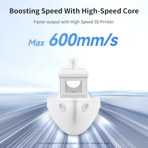 ANYCUBIC High Speed 3D Printer Filament 1.75mm Bundle, Rapid PLA Filament with High Prints Quality, Dimensional Accuracy +/- 0.02mm, 1KG Reusable Spool, 10 Pack Bright White - color: 10*1kg Bright White