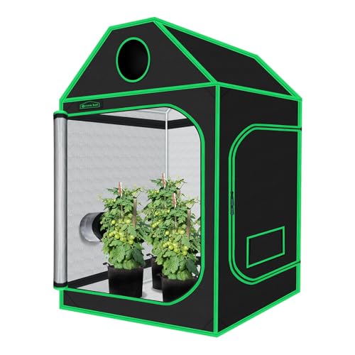 4x4 Grow Tent, 48"x48"x72" Roof Cube Plant Grow Tents - size: 48"x48"x72"