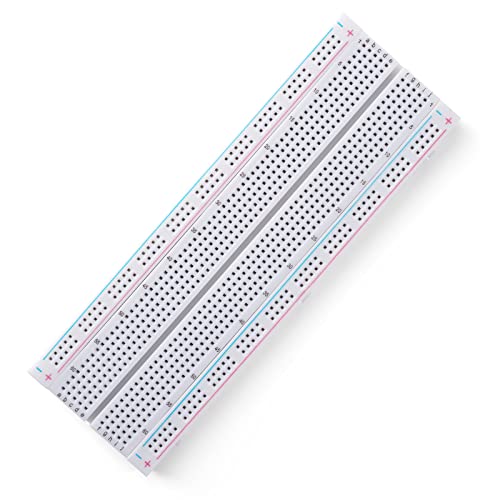 Breadboard Jumper Wire Kit:1X830&400 Breadboards,65 Flexible+140 Jumpers,1 Tweezer for Arduino Raspberry Pi - size: 1PACK