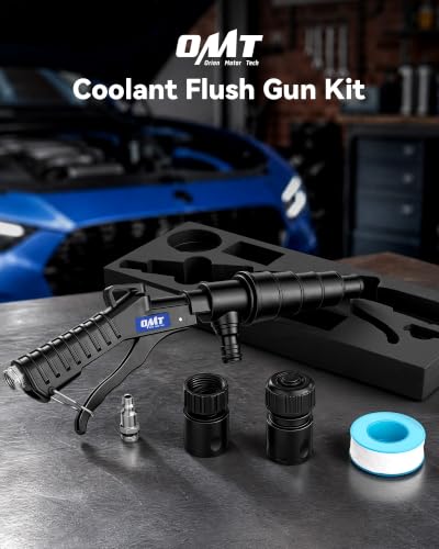 Orion Motor Tech Coolant Flush Gun Radiator Flush Kit for 0.75-1.57in Hoses