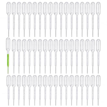 moveland 350PCS 0.2ml Plastic Mini Transfer Pipettes for Aromatic Mixture - size: 0.2 ml