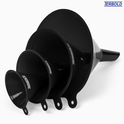 4pc Funnel Nesting Set (Black)