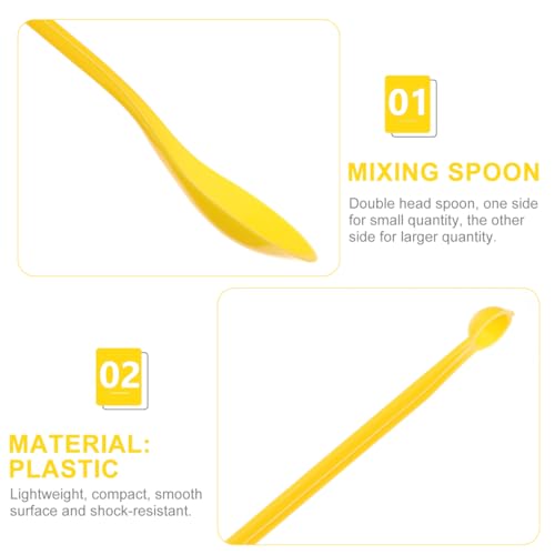 Mobestech Plastic Sampling Spoons 20X1.5X0.1cm Pack of 50 pcs