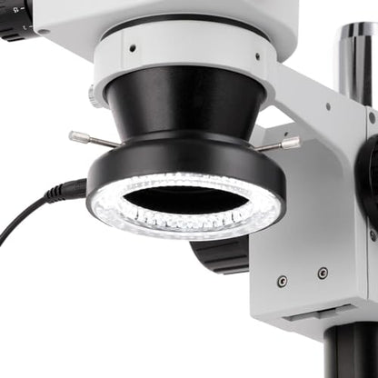 AmScope LED-144 YK 144-LED Microscope Ring Light with Adapter