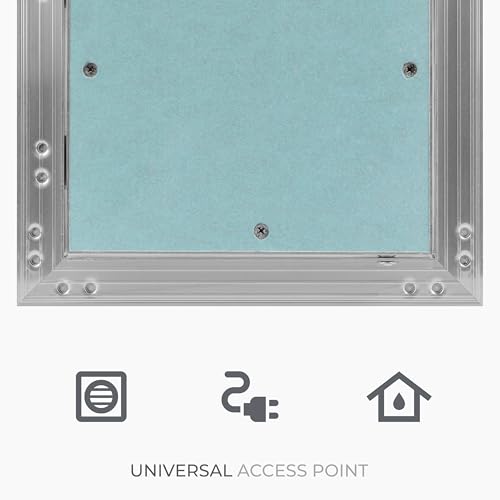 12" x 16" Drywall Access Panel – Aluminum Frame Gypsum Hatch Access Panel for Drywall - Ceiling Inspection Door – Wall Access Panel for Plumbing, Electrical, Utility & Ventilation Access - size: 12 x 16