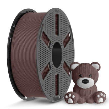 JAYO PLA 3D Printer Filament 1.75mm, 1.1kg Reusable Spool, Brown - color: 1.1kg Chocolate